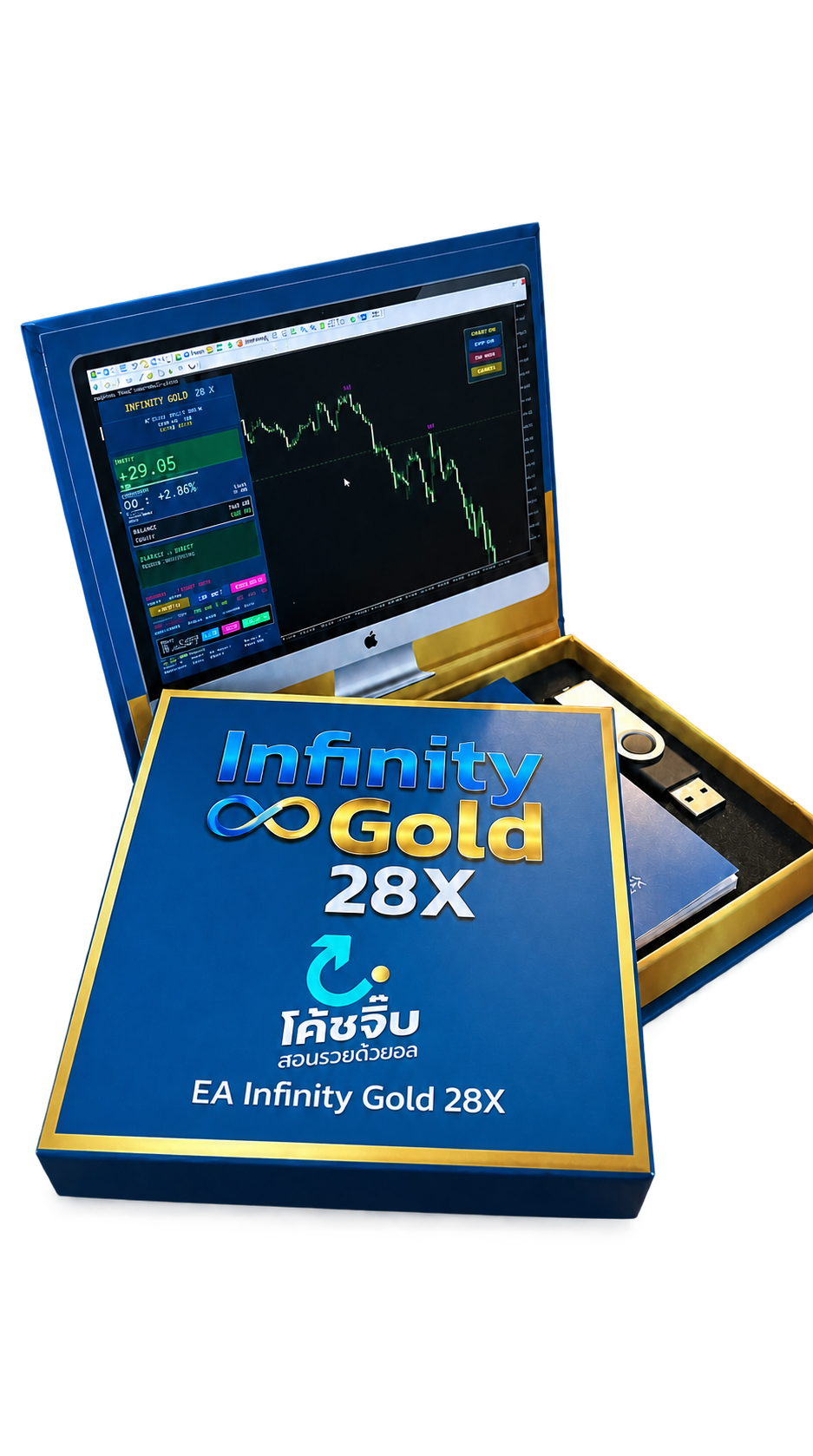 ภาพไดคัท EA ตัวอย่าง Infinity Gold 28X